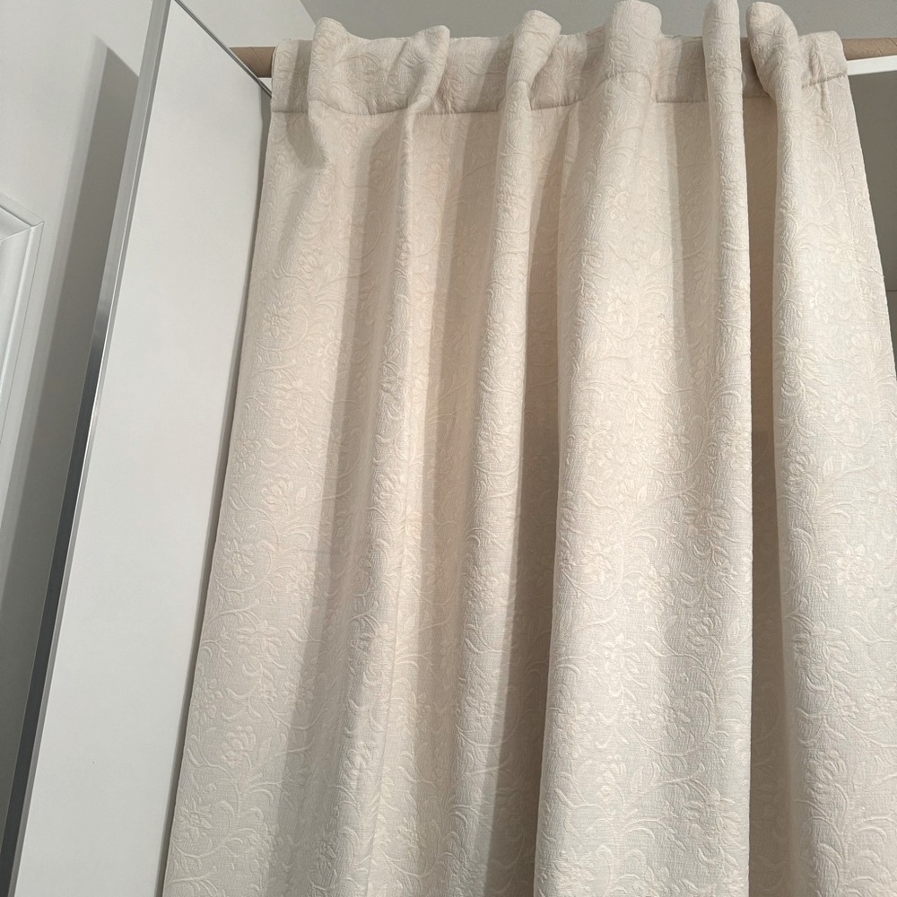 Set off 2 Beautiful Texture Window
Curtains 50” x 93”